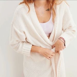 Aerie Chenille Belted Duster/Cardigan